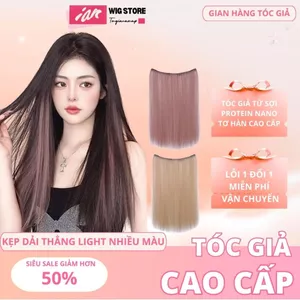 Tóc giả iAn, Tóc Giả Kẹp Mảnh Light Mỏng Cao Cấp,Phong Cách, Phá Cách, Bảnh Lĩnh