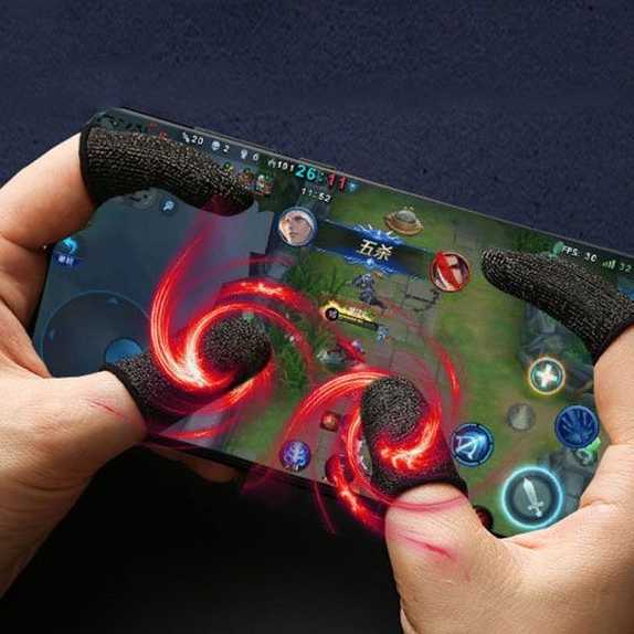 🍓Găng tay chơi game di động chuyên nghiệp chống mồ hôi chống trượt độ nhạy cao