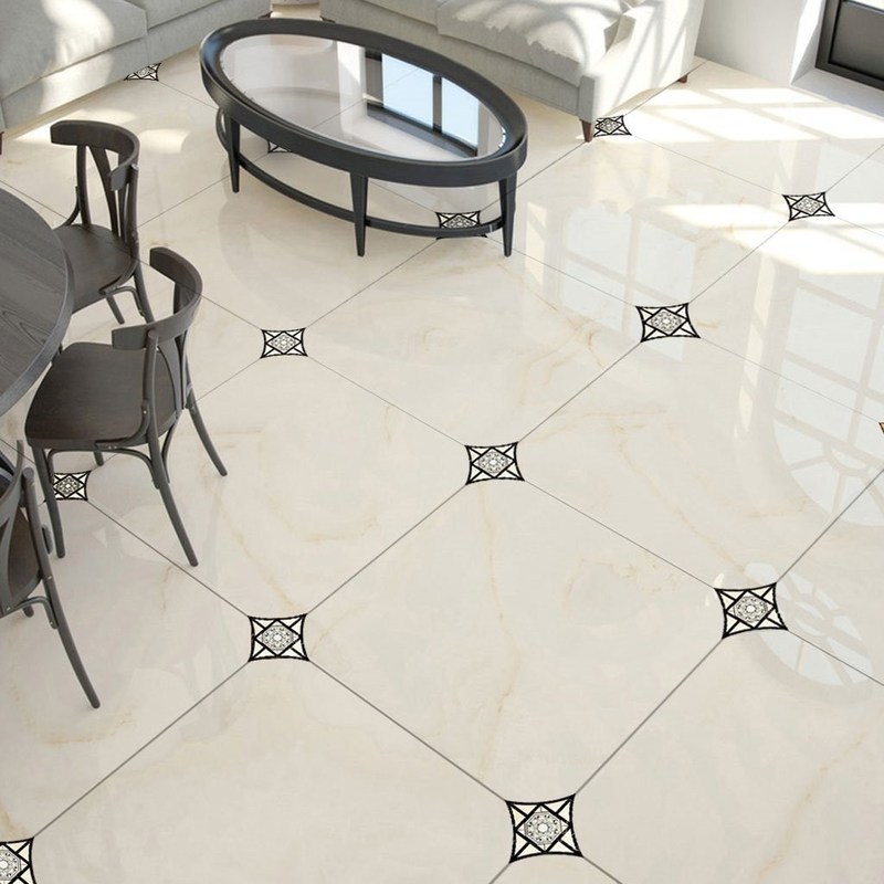 Bộ 24 Miếng Dán Trang Trí Sàn Nhà Bằng PVC Tự Dính Chống Thấm Nước Trang Trí Nhà Cửa