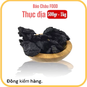 Thục địa khô Bảo Châu hỗ trợ ổn định đường huyết, thanh nhiệt, nguyên liệu nấu nước sâm, tiềm gà 500g