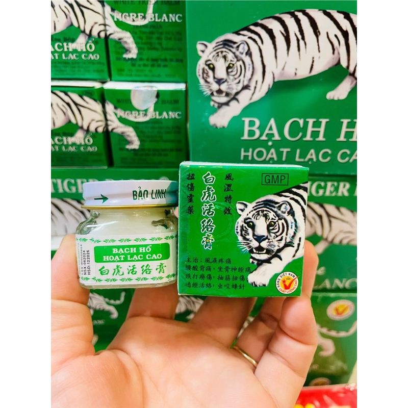 Cao Xoa Bóp Bạch Hổ Hoạt Lạc Cao BẢO LINH 20gram Xop Bóp Đau lưng, Đau Thần Kinh Toạ, Khớp Chân Tay, Nhức Mỏi Cổ Vai G
