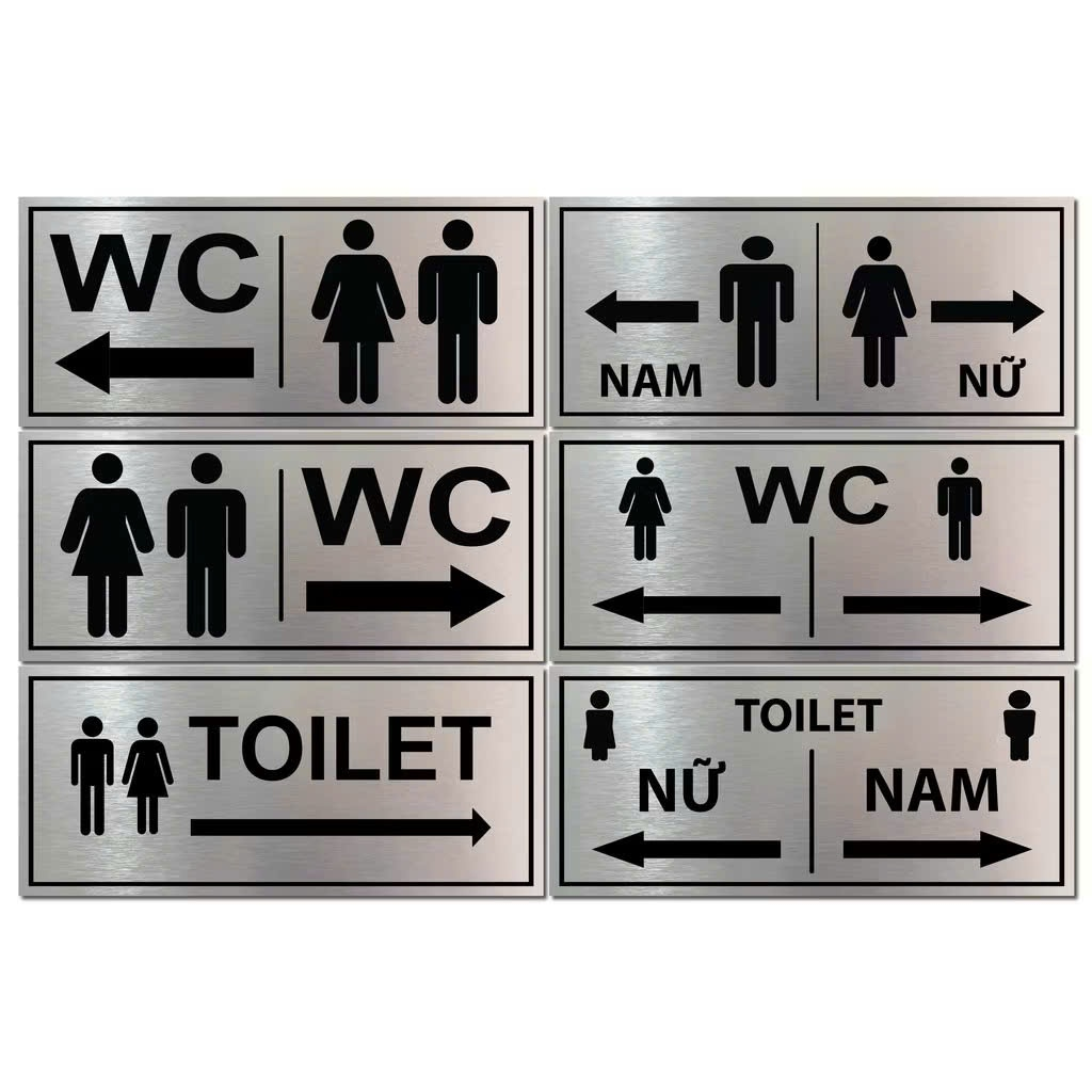 BẢNG CHỈ DẪN WC, NAM NỮ,