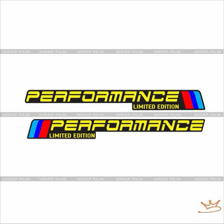 Tem chữ Performance thể thao dán đa vị trí cho Ô tô, Decal không thắm nước không bay màu