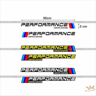 Tem chữ Performance thể thao dán đa vị trí cho Ô tô, Decal không thắm nước không bay màu