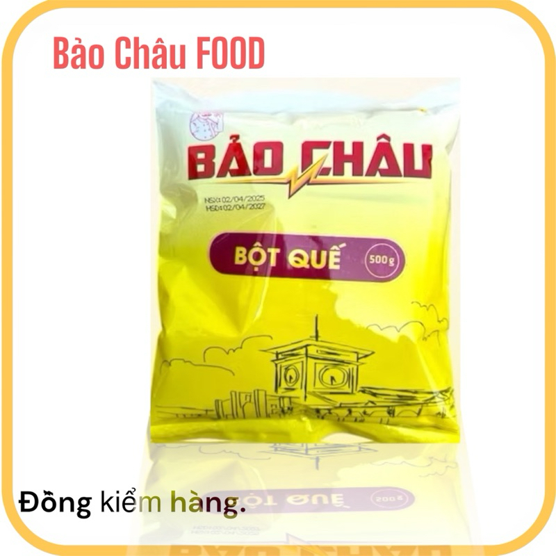 Bột Quế Bảo Châu hàng loại 1 thơm tự nhiên, nguyên chất bột làm gia vị 500g