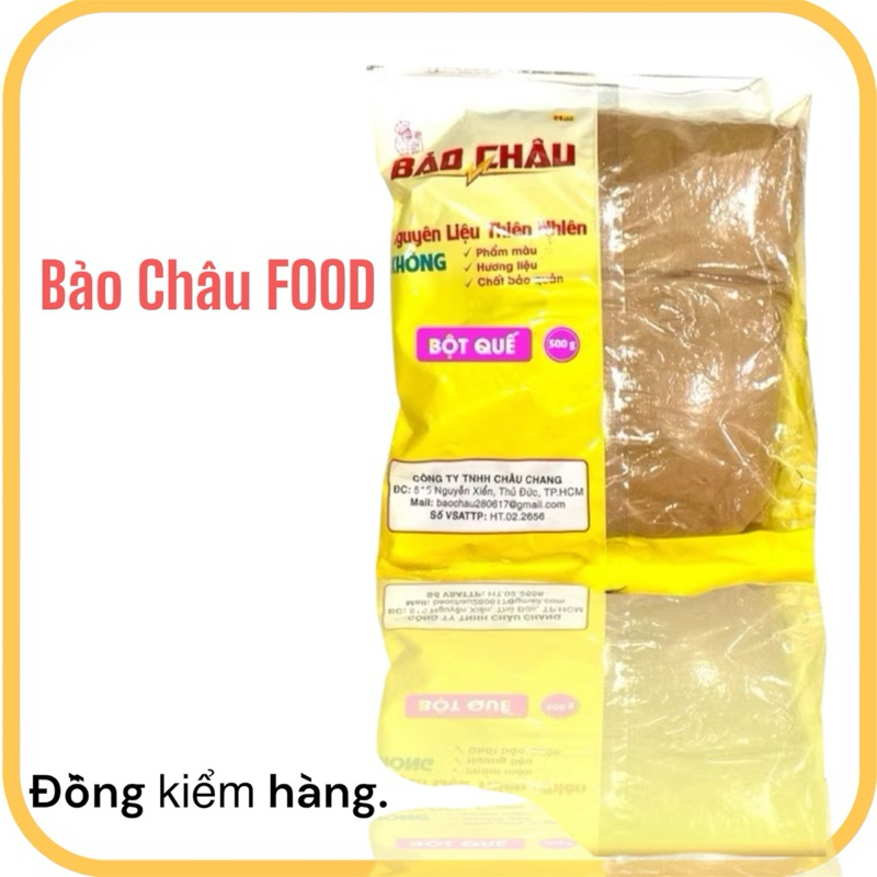 Bột Quế Bảo Châu hàng loại 1 thơm tự nhiên, nguyên chất bột làm gia vị 500g