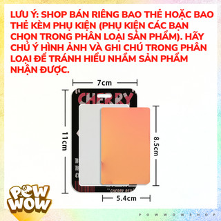 Bao Đựng Thẻ Nhân Viên Nhựa ABS Hình Cherry – Hoạ Tiết Trái Cây Fruit Style Cá Tính