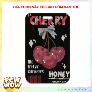 Bao Đựng Thẻ Nhân Viên Nhựa ABS Hình Cherry – Hoạ Tiết Trái Cây Fruit Style Cá Tính