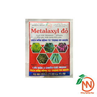 Metalaxyl Đỏ Gói 100g - Trừ Sương Mai, Thối Rễ, Nứt Thân, Xì Mủ
