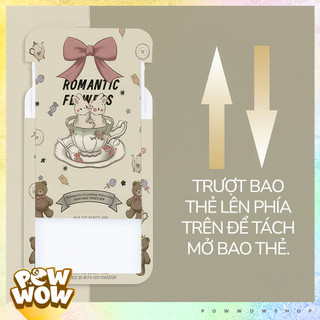 Bao Đựng Thẻ Nhân Viên Nhựa ABS Hình Thỏ Rabbit – Hoạ Tiết Romantic Flowers Dễ Thương Phong Cách Tiểu Thư