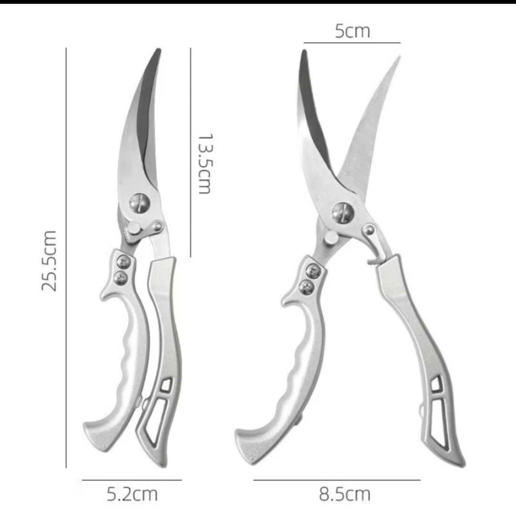 Kéo Cắt Gà Vịt Chuyên Dụng Kéo Cộng Lực Cắt Đồ Ăn Đa Năng Chất Liệu Thép Không Gỉ Hàng Đức Chắc Chắn Bền Bỉ
