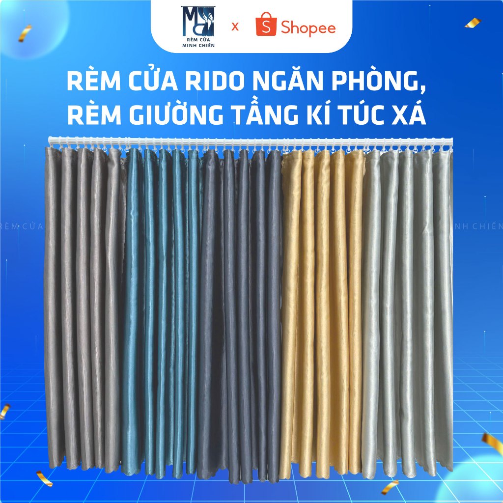 Rèm Cửa RIDO Ngăn Phòng, Rèm Giường Tầng Ký Túc Xá, Chống Nắng Tốt ...