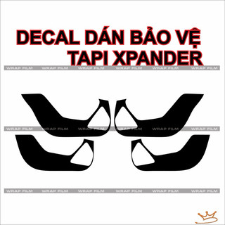 Decal dán bảo vệ Tapi Xpander tất cả các đời đều dán được (Decal đen nhám) chất liệu Decal cao cấp