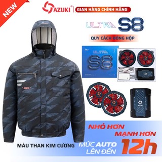 Bộ Áo Điều Hòa Azuki Ultra S8 Full Phụ Kiện 2025 SIÊU MÁT - SIÊU NHỎ GỌN - BH 12 Tháng Chính Hãng