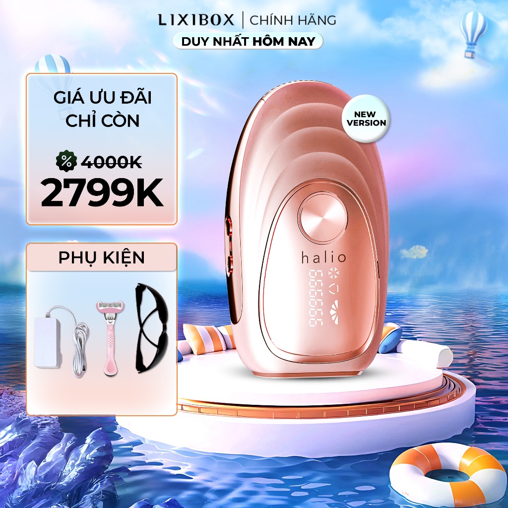 Ảnh Máy Triệt Lông Băng Lạnh Trẻ Hóa Da Halio IPL Cooling Hair Removal Device 1