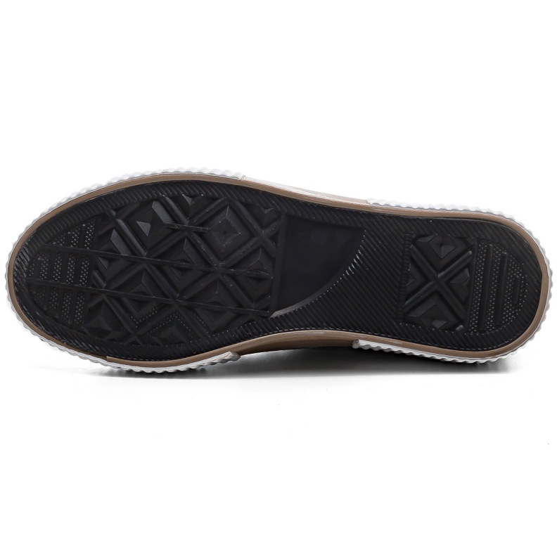 [ thanh lý] Giày thể thao Sneaker vải Canvas màu đen Đế Cao Su đúc Chống Trơn (fom ôm, tăng 2 size)