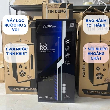 Máy Lọc Nước RO AQUA - Máy Lọc Nước Uống Có Vỏ Tủ 2 Vòi , Không Có Chức Năng Nóng Lạnh