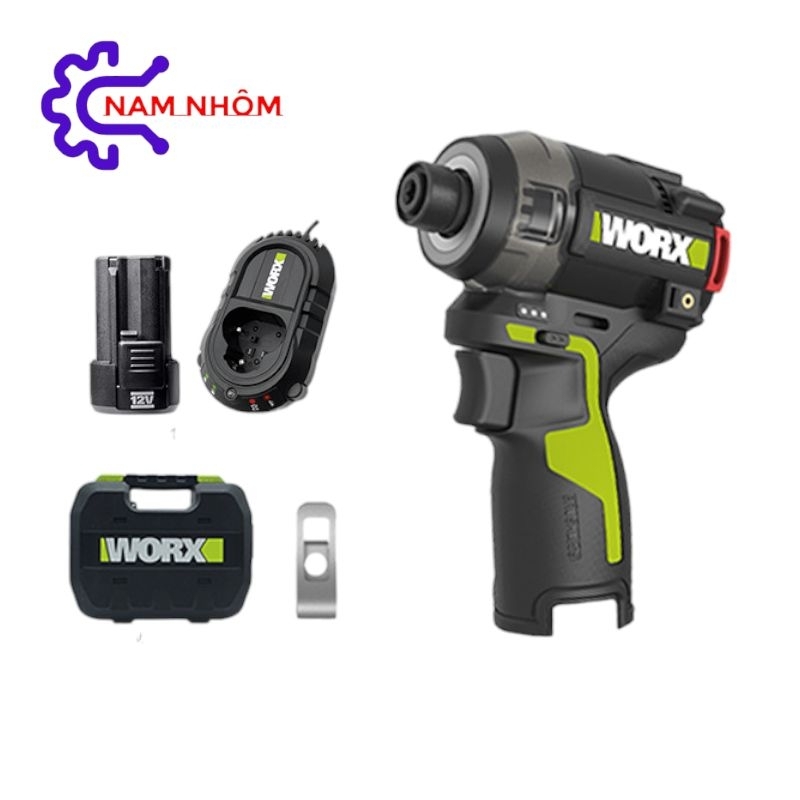 Bộ máy vặn vít búa dầu (thủy lực) 12V WORX WU138 ( Chính Hãng )