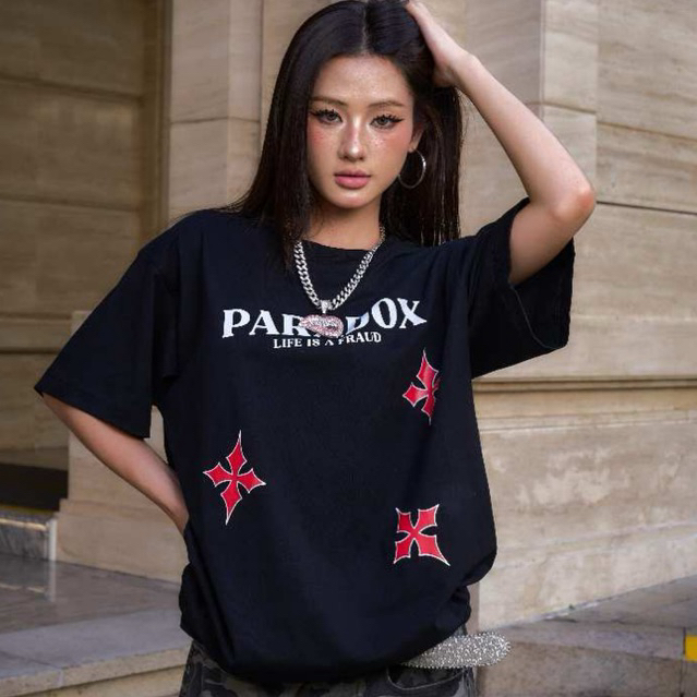 Ảnh Áo thun HONORIFIC Cotton PARADOX AT5P0410 4