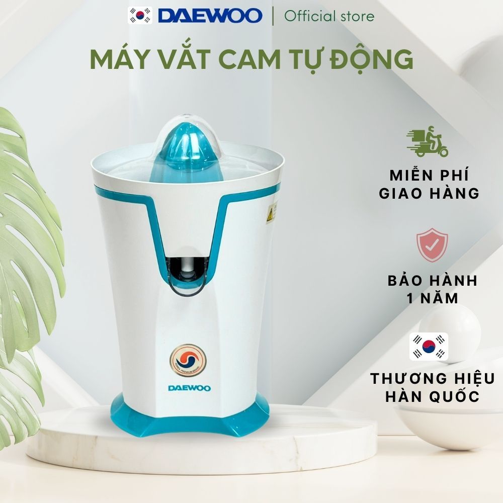 Ảnh Máy vắt cam tự động công nghệ vắt đảo chiều DAEWOO DEM-JK580 200ml, công suất 40W, tiết kiệm điện năng 1