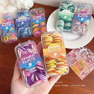 Set 60 Dây Buộc Tóc Công Chúa Co Giãn - Chun Cột Tóc Không Làm Tổn Thương Tóc Cho Bé Gái Xinh Xắn Dễ Mix Đồ