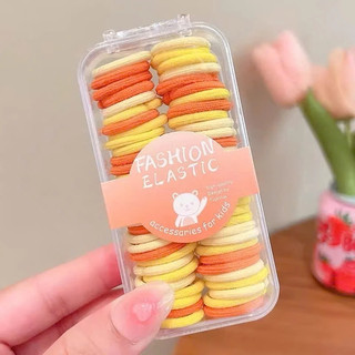 Set 60 Dây Buộc Tóc Công Chúa Co Giãn - Chun Cột Tóc Không Làm Tổn Thương Tóc Cho Bé Gái Xinh Xắn Dễ Mix Đồ