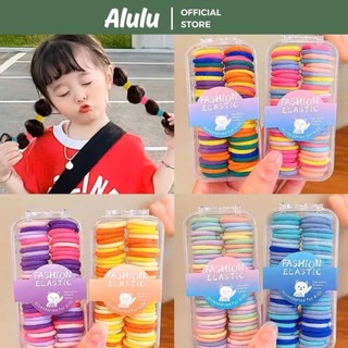Set 60 Dây Buộc Tóc Công Chúa Co Giãn - Chun Cột Tóc Không Làm Tổn Thương Tóc Cho Bé Gái Xinh Xắn Dễ Mix Đồ