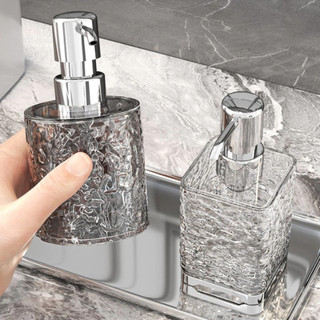 Chai Chiết Dầu Gội Sữa Tắm MAISON Vân Kim Cương Sang Trọng Nhỏ Gọn Có Thể Mang Đi Du Lịch Tiện Lợi