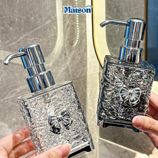 Chai Chiết Dầu Gội Sữa Tắm MAISON Vân Kim Cương Sang Trọng Nhỏ Gọn Có Thể Mang Đi Du Lịch Tiện Lợi