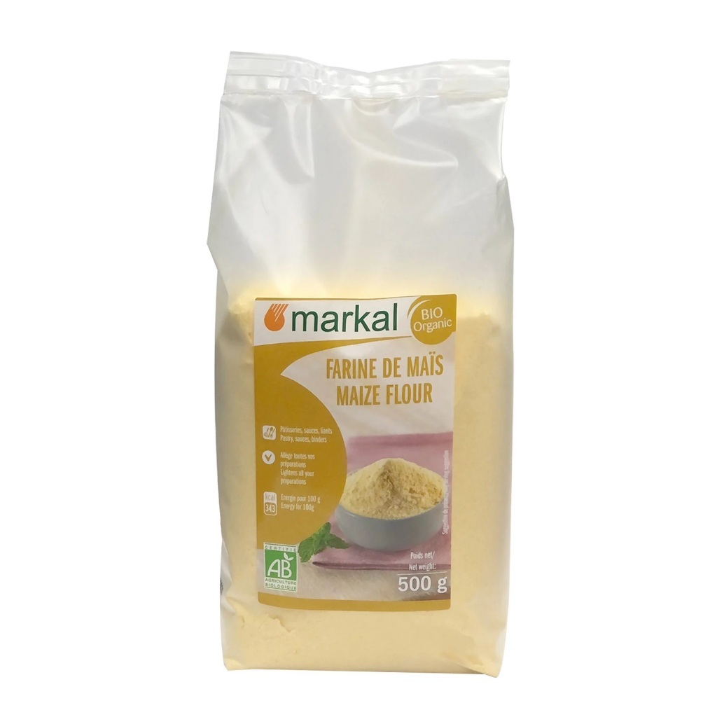 Bột bắp hữu cơ hạt mịn Markal Organic Corn Flour/ Just Organik