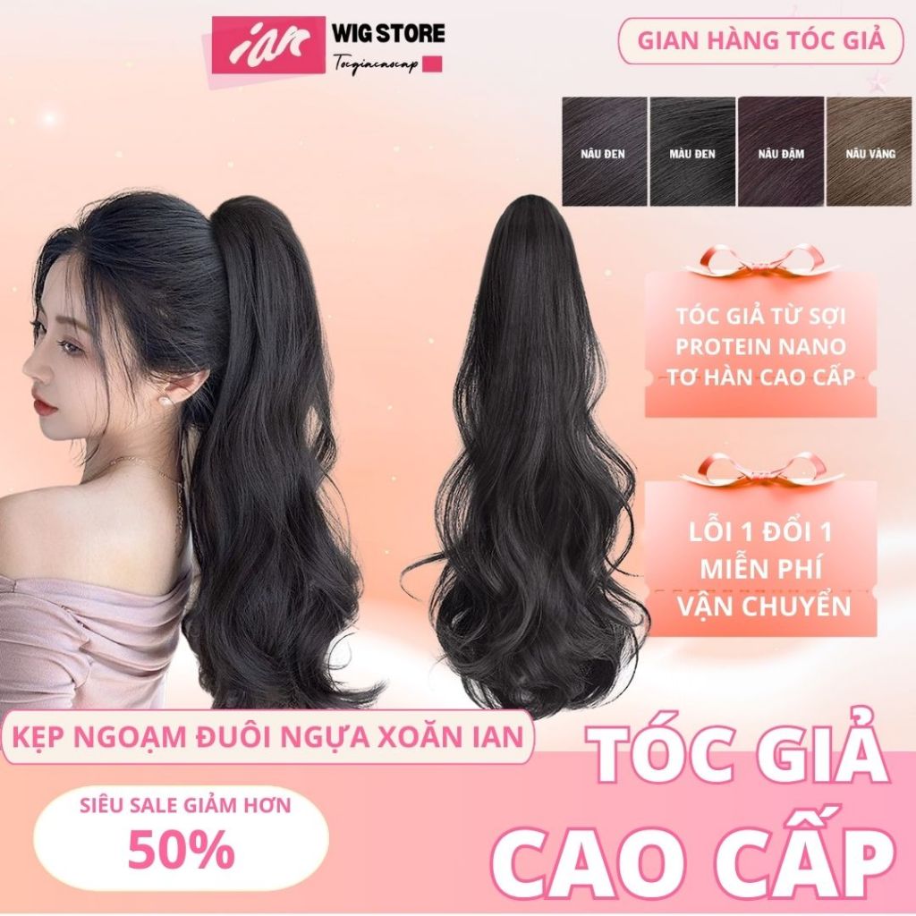 Tóc ngoặm đuôi ngựa, Tóc kẹp đuôi ngựa cao mấu mới nhất