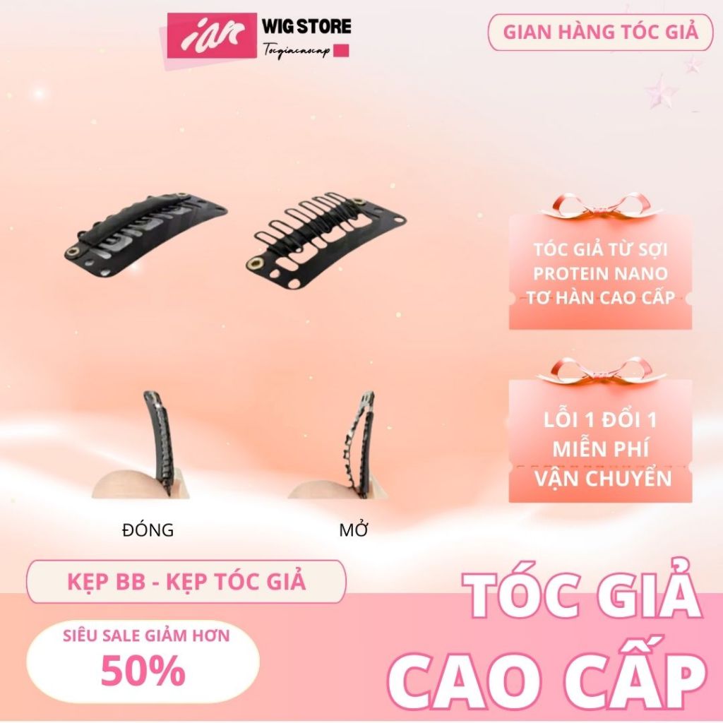 Tóc Giả iAn, Kẹp Tóc Giả Cao Cấp