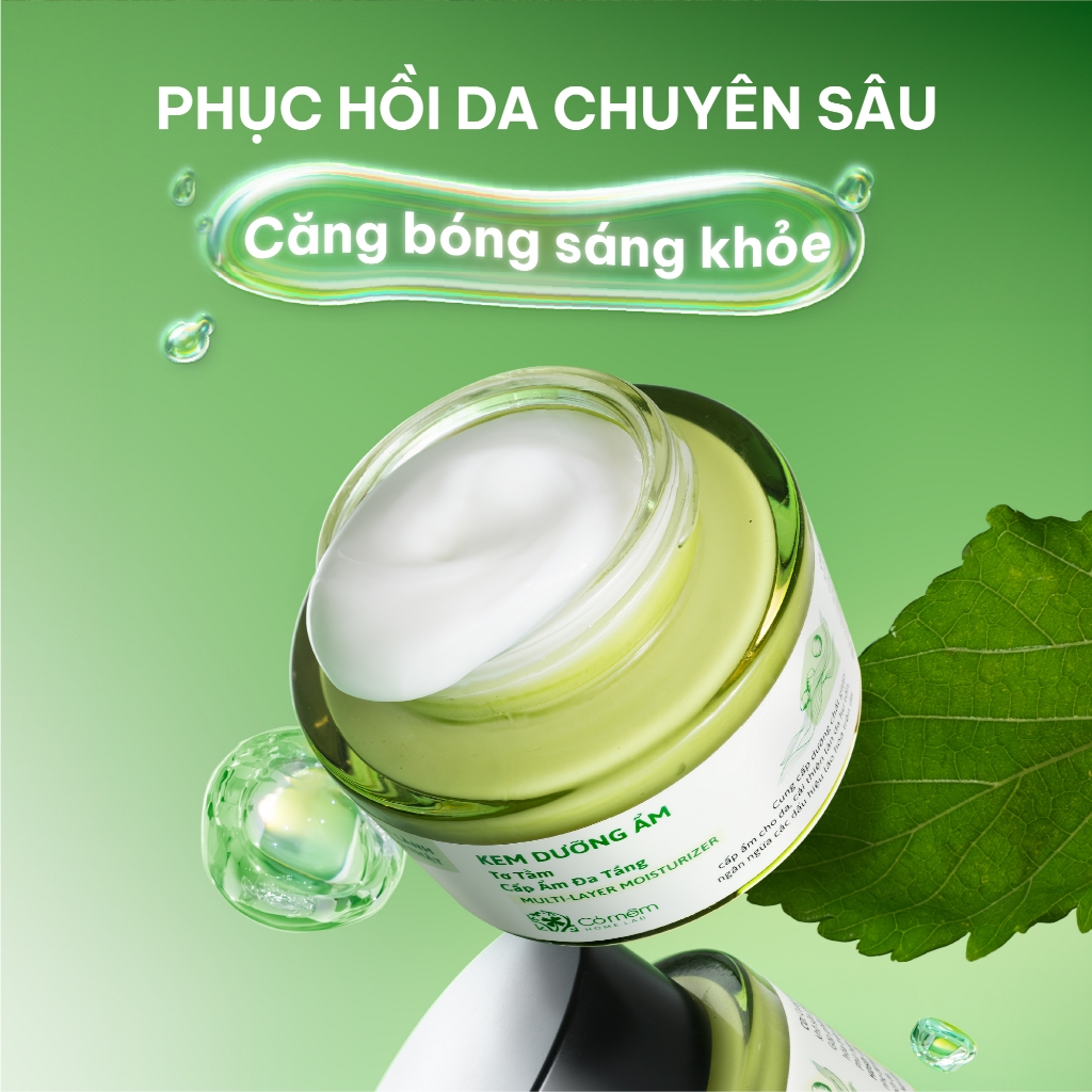 Ảnh Kem Dưỡng Ẩm Da Mặt Cấp Ẩm Đa Tầng Tơ Tằm Ngăn Ngừa Lão Hóa Cỏ Mềm 50gr 3