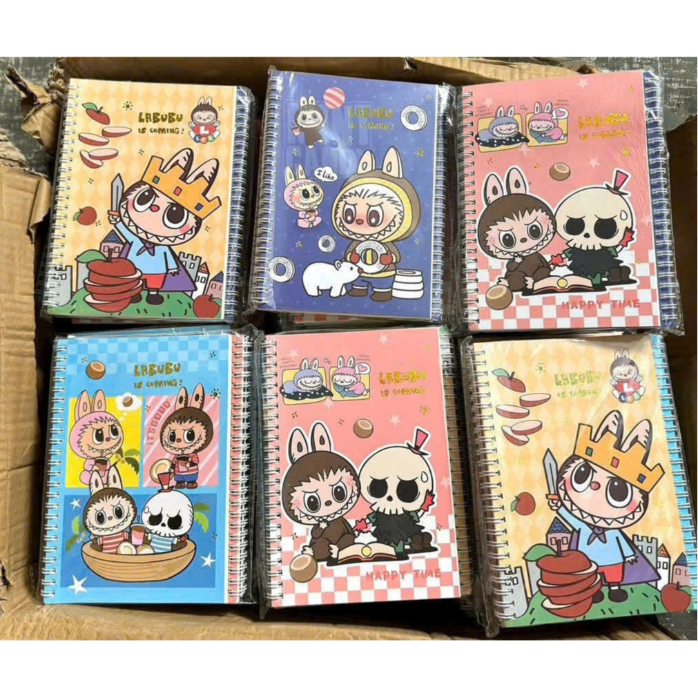 Sổ Lò Xo Có Dòng Kẻ Ngang Nhiều Mẫu Siêu Dễ Thương Cute Cho Học Sinh