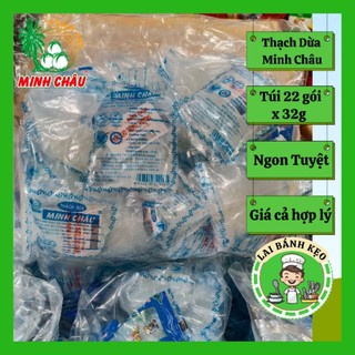 Bán Sỉ Bịt 1kg Thạch Dừa Minh Châu