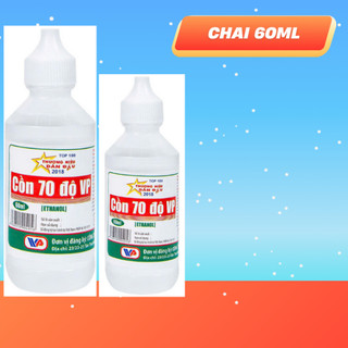 [CHÍNH HÃNG] Cồn 70 độ VP 60ml xanh và trắng