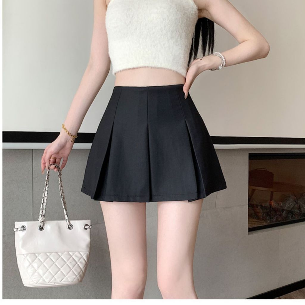 Chân Váy Xếp Ly Bigsize Nữ,Chân Váy Ngắn Đi Chơi Big Size Đi Làm Vải Tây Mềm Mát CV412