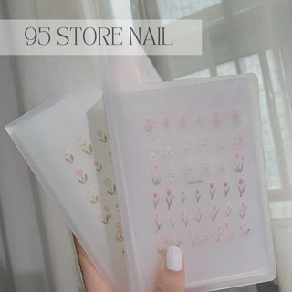 Sổ đựng sticker nail trong suốt