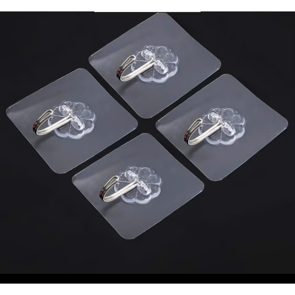 [COMBO 10]Móc dán tường trong suốt siêu chắc – Giải pháp treo đồ tiện lợi