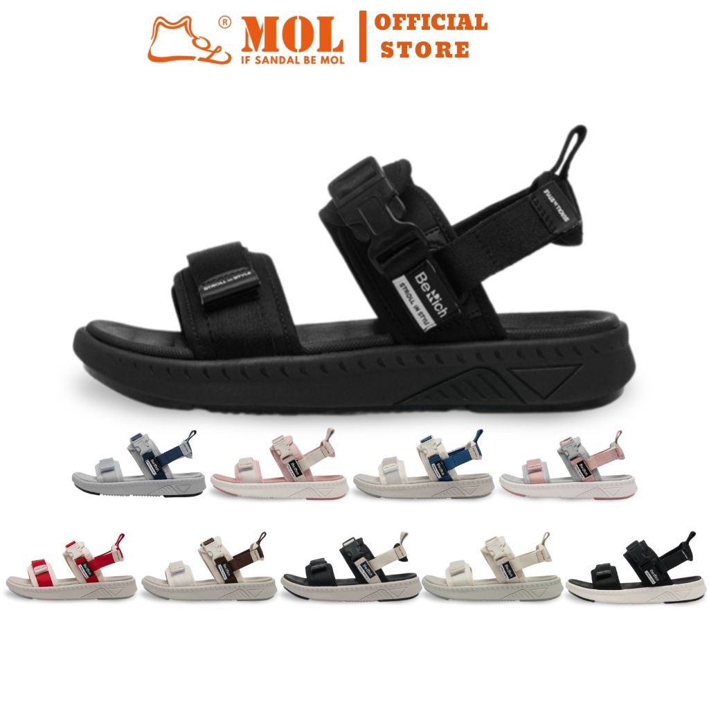 Ảnh Sandal nam nữ thương hiệu Berich 2 quai ngang BE278 1