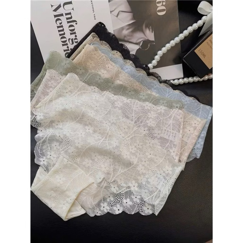 Quần lót nữ ❤️ quần lót ren lưới viền lượn sóng cao cấp A18