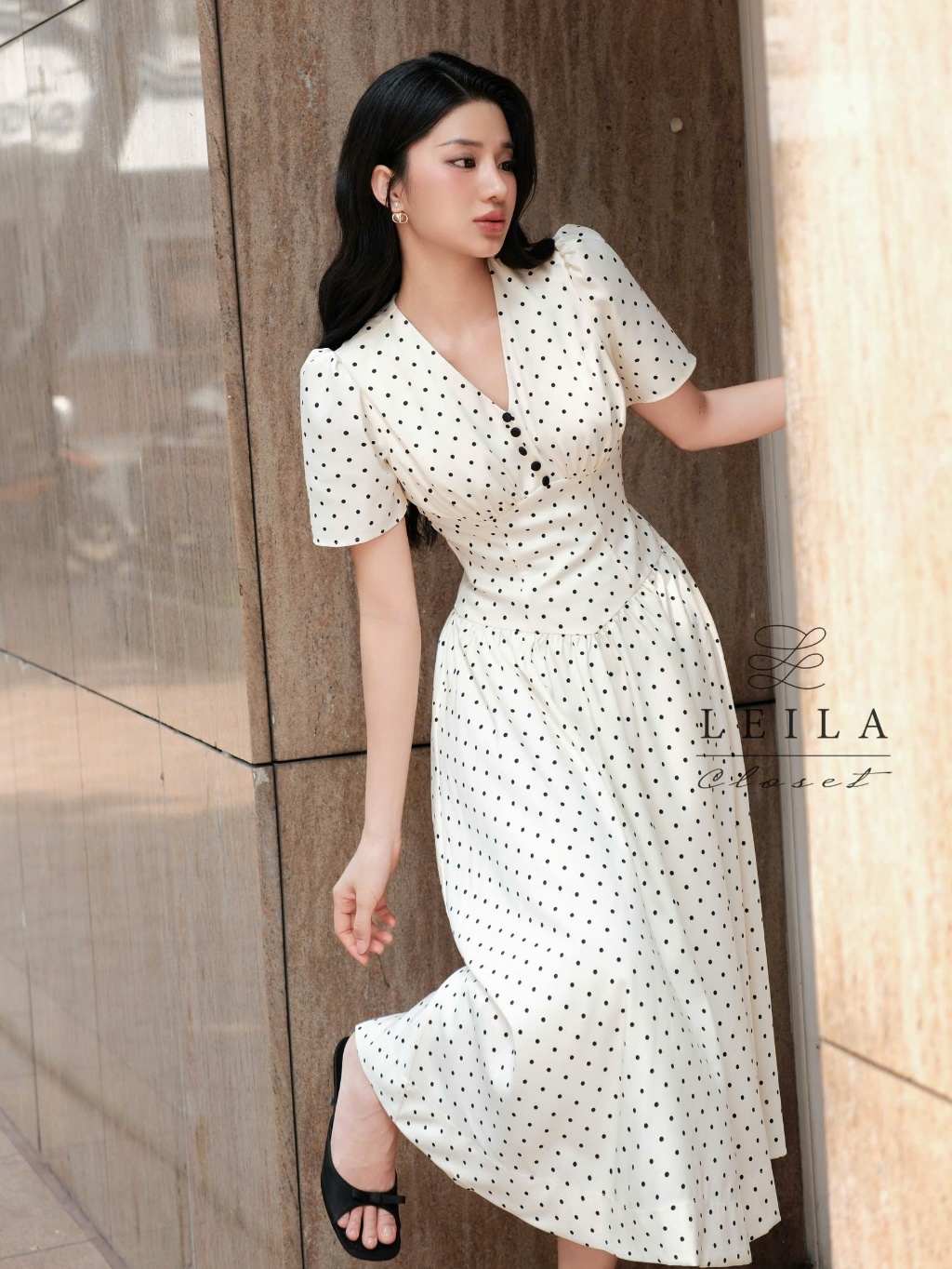 Ảnh Đầm thiết Vella, Lilia nhận order các size hiện không có sẵn. 2