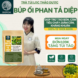 Trà Búp ổi phan tả diệp túi lọc- DIỆP CHI- detox, nhuậntràng, táobón, giảmcân, tiêuchảy- TÚI 30 lọc