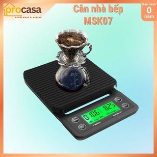 Cân điện tử nhà bếp MSK 07 - cân 0.1g - 5000g - cân pha chế cà phê