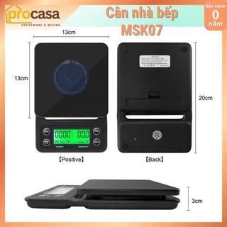 Cân điện tử nhà bếp MSK 07 - cân 0.1g - 5000g - cân pha chế cà phê