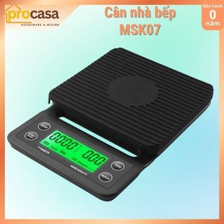 Cân điện tử nhà bếp MSK 07 - cân 0.1g - 5000g - cân pha chế cà phê