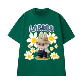 Áo Thun LABUBU Bông Hoa Local Brand NGỐ TEE, Áo Thun Unisex Phong Cách Đáng Iu Vải Cotton Thoáng Mát