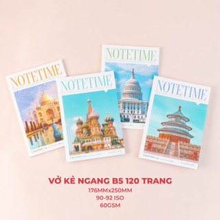 Vở Kẻ Ngang 80/ 120 Trang CLASSMATE Notetime, Vở Viết Học Sinh Kẻ Ngang Cấp 2 Định Lượng 60gsm NB5-08-0318/0319
