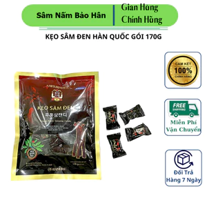 KẸO SÂM ĐEN HÀN QUỐC GÓI 170G