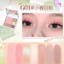 Bảng Phấn Mắt GOGO TALES 6 Ô Kèm Má Hồng 2in1 Vỏ Lông Mềm Fluffy Soft Mist 14g